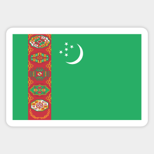 Flag of Turkmenistan Sticker